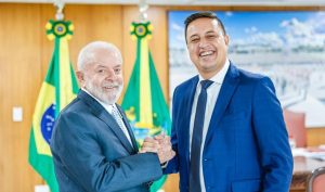 O presidente Lula e o vereador de Sumaré Willian Souza II FOTO Ricardo Stuckert