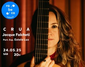 Jacque Falcheti faz último show do álbum CRUA em Campinas neste sábado