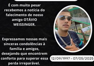 Otávio Weissinger da Tusb morre em acidente de moto em Santa Bárbara