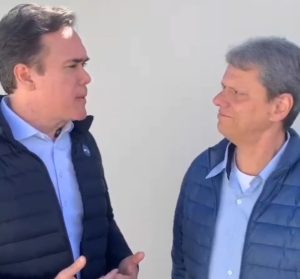 Tarcísio elogia Andia em vídeo ‘por trabalho por SP’