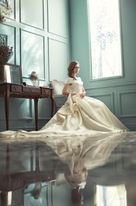 Vestido de noiva nude