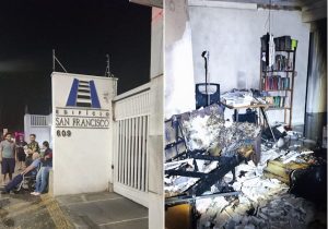 Incêndio e pânico em prédio no centro de Americana