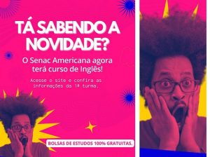 Senac traz curso de inglês com bolsa 100%