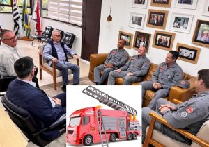 Bombeiros querem nova área em Americana e vão ao prefeito