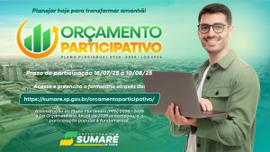 Cidadãos de Sumaré já podem sugerir prioridades no Orçamento Participativov