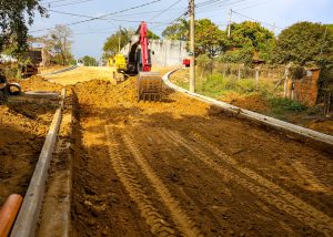 Obras de pavimentação no Cruzeiro do Sul seguem em Santa Bárbara
