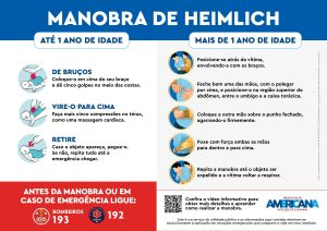 Prefeitura de Americana realiza campanha de divulgação da Manobra de Heimlich