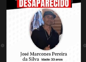 José Marcones desaparecido há 1 semana na região