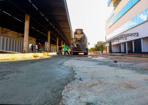 Obra do "Cidade Saúde" em SBO avança com concretagem do estacionamento