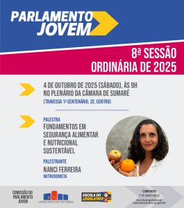 Sumaré: Parlamento Jovem fala de segurança alimentar e nutricional sustentável