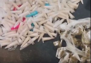 Mais de 1 mil porções de droga