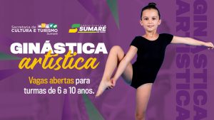 Ginástica artística chega a Sumaré; inscrições a partir desta 4ª-feira