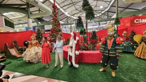 Papai Noel chega neste sábado (8) às 19h30 no Tivoli Shopping