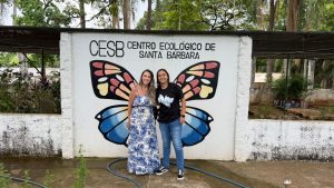 Roberta Lima conhece projeto de educação ambiental no Centro Ecológico de SBO