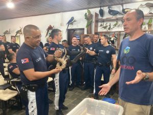 Novos guardas de Americana recebem treinamento sobre manejo de animais silvestres