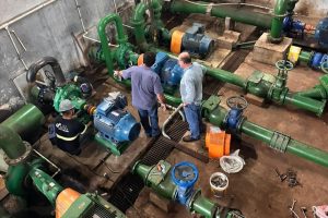 DAE instala novo conjunto motobomba reserva no reservatório do São Vito