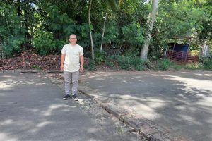 Pastor Miguel pede reparo em sarjetão na Rua Antônio Meneghel, no bairro São Luiz