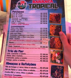 Barraca de praia mais cara do Brasil