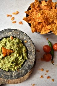 Chips de Wrap com Patê de Ervas