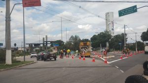 Desvio no tráfego para acessar Sumaré pela Honda; utilizar via marginal