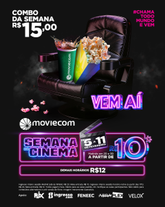 Semana do Cinema está de volta ao Moviecom do Tivoli: ingressos a partir de R$10