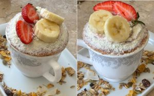 Bolo de caneca dispara nas buscas do GOOGLE, confira receita leve