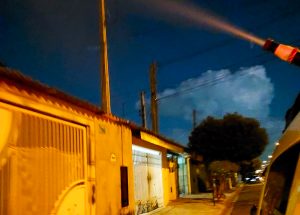 Fumacê cobre integralmente o bairro Zabani em Santa Bárbara