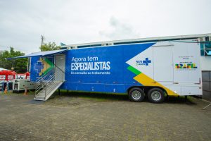 Americana recebe carreta de saúde da mulher na Praça Comendador Müller