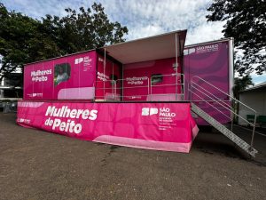 Carreta do Programa 'Mulheres de Peito' inicia mamografias em Nova Odessa