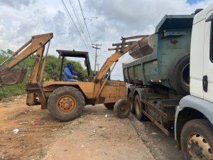Crime Ambiental:  Hortolândia retira material descartado no Jd. Novo Ângulo