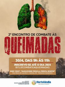 Hortolândia abre inscrições para o 2º Encontro de Combate às Queimadas