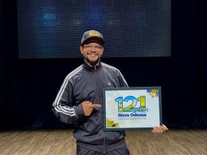 Marca dos 121 anos de Nova Odessa foi criada pelo artista Aldinho