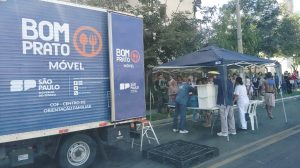 Bom Prato Móvel atende moradores do Jardim Conceição em Sumaré