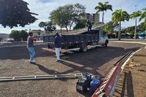Nova Odessa inicia montagem da estrutura para a festa de 121 anos