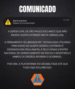 Alerta falso