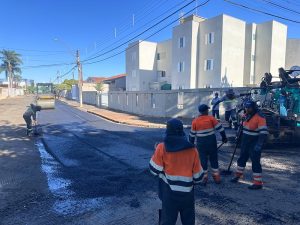 Americana: Programa Asfalto Novo chega ao Jd. Nossa Senhora de Fátima