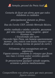 Moradores em alerta