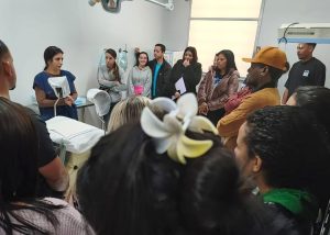 Nova visita à maternidade do Hospital Santa Bárbara reúne 11 gestantes
