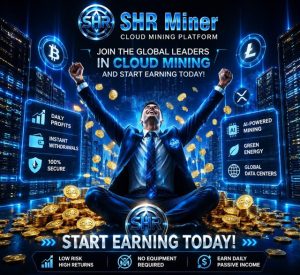 O novo serviço de mineração gratuito da SHR Miner permite que detentores de BTC, XRP e ETH ganhem renda passiva facilmente, sem exigir hardware dispendioso ou conhecimento técnico.