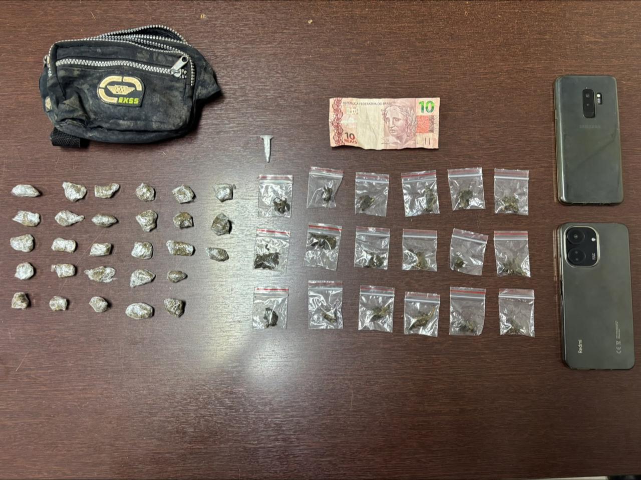 Adolescentes traficavam no Bosque das Árvores e perderam a droga