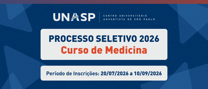 Último dia: vestibular de Medicina do Unasp oferta 60 vagas