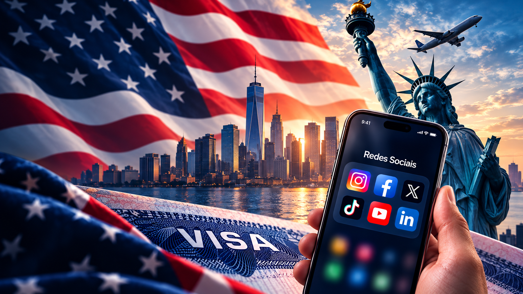 EUA ampliam revisão de redes sociais para vistos