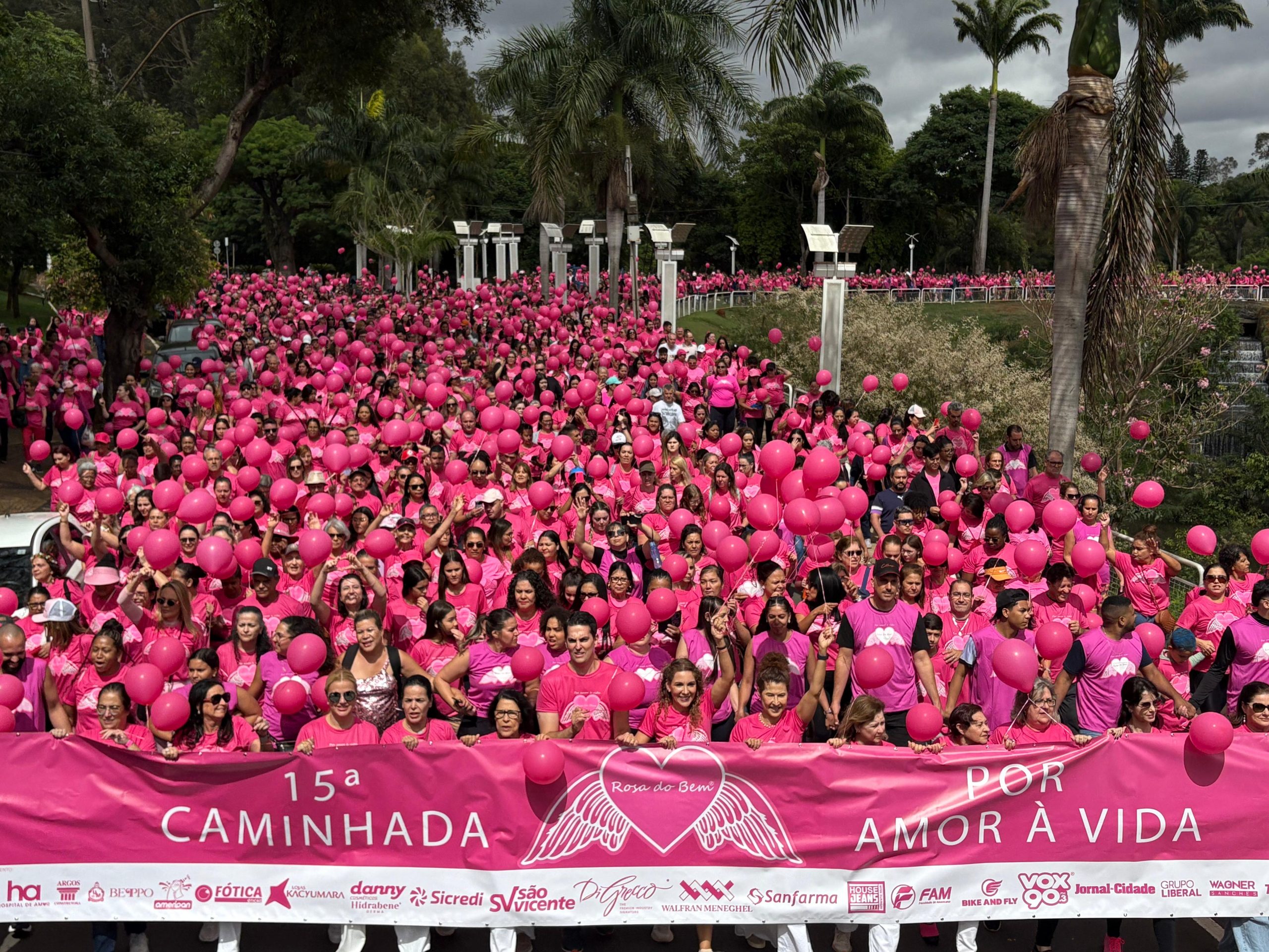 16ª Caminhada do Rosa do Bem acontece dia 18