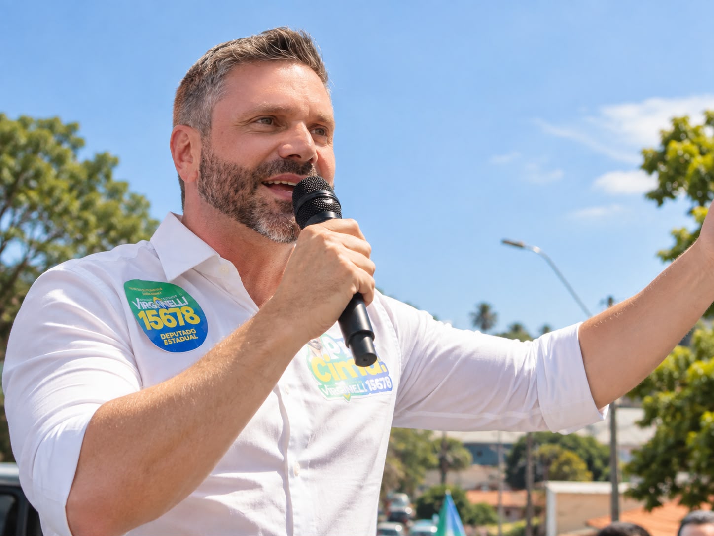Virginelli se destaca entre os candidatos de Sumaré a deputado